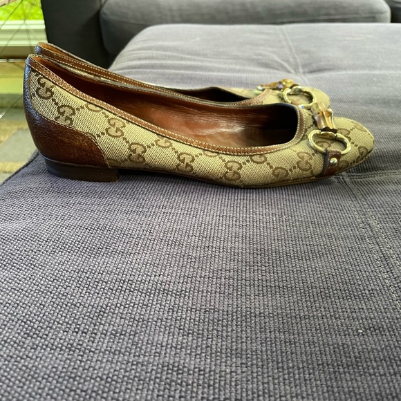 Gucci print ballet flats authentic - Picture 2 of 7